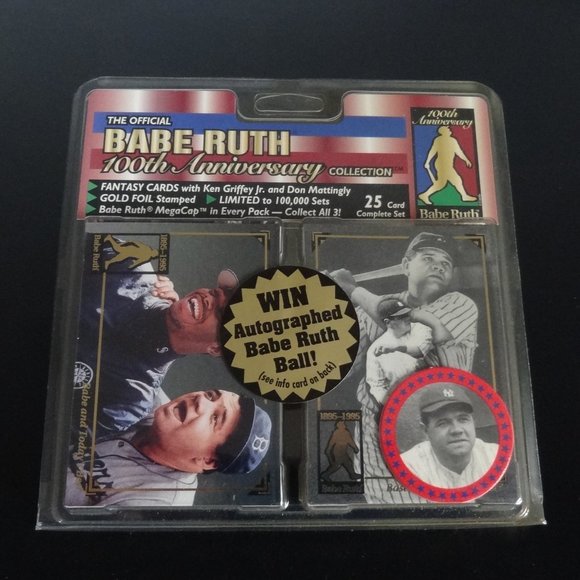 MegaCards | Other | Babe Ruth 0th Anniversary Baseball Card Set Le ...